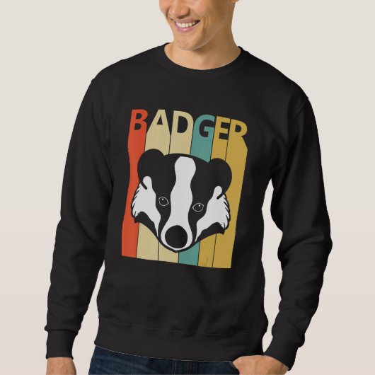 Sweatshirt Animal de blaireau mou (Devant)