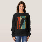 Sweatshirt Animal de perroquet mou (Devant entier)