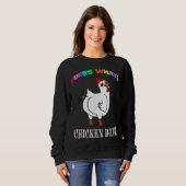 Sweatshirt Animal Devinez Quel Bouton De Poulet Mélange Boeuf (Devant entier)