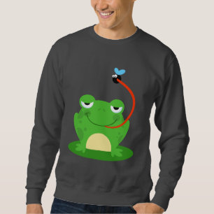 Sweatshirt Animal drôle amphibie de bande dessinée d'insect