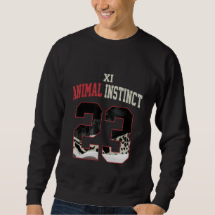 Sweatshirt Animal Instinct 11s Basket Match Tee - shirts Numé
