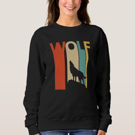 Sweatshirt Animal loup mou (Devant)
