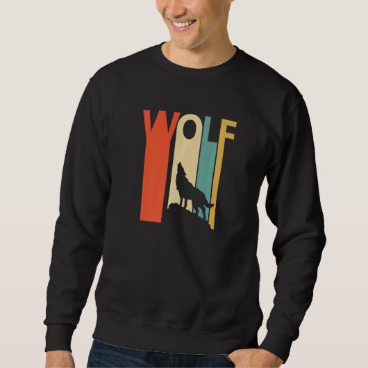 Sweatshirt Animal loup mou (Devant)