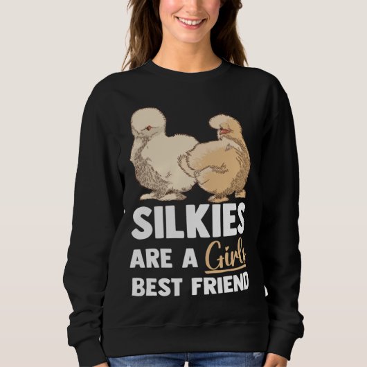 Sweatshirt Animal Silkie Chicken Mom Silky Chicken Farmer (Devant)