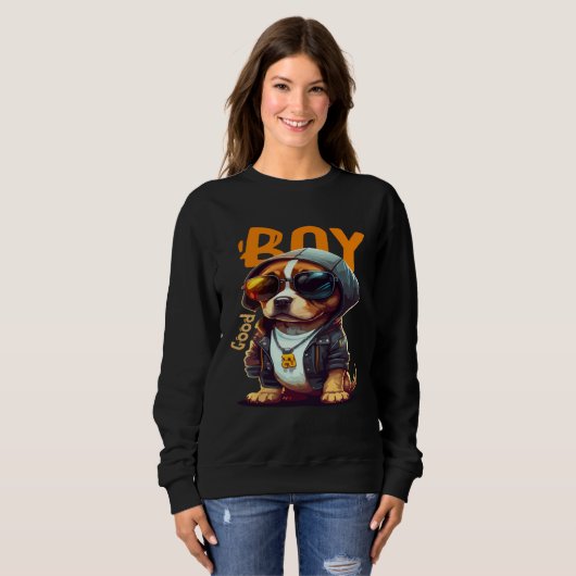 Sweatshirt Animals Dog Cat Owl Fox Cute  5 (Devant entier)