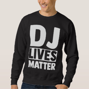 Sweatshirt Animateur de radio DJ Disc Jockey Techno Electro H