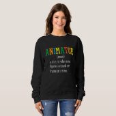 Sweatshirt Animateur Description Ainimator (Devant entier)