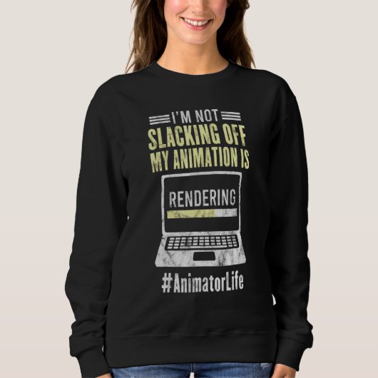 Sweatshirt Animateur Rendu Animation Graphique Animation (Devant)