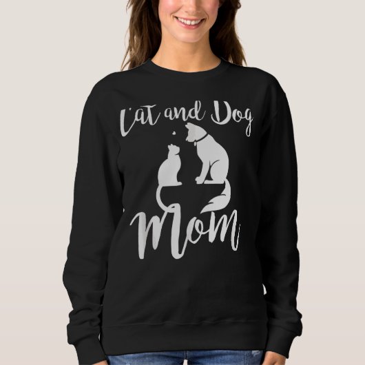 Sweatshirt Animaux Animaux Chat S Et D Ogs C Chez Maman A F C (Devant)