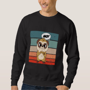 Sweatshirt Animaux créatifs colorés rétro nature humour Meerk