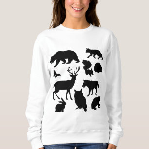 Sweatshirt Animaux De La Forêt, Faune