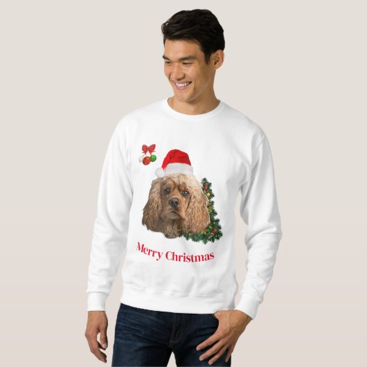 Sweatshirt Animaux de Noël (Devant entier)
