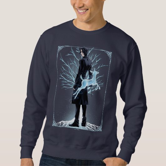 Sweatshirt Anime du Patronus de biche de Severus Snape (Devant)
