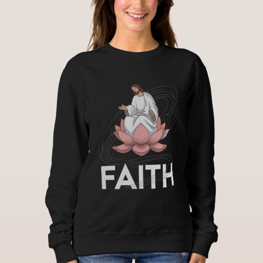 Sweatshirt Anime Jesus Gift Funny Japanese Christ God Christi (Devant)