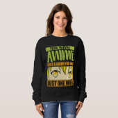 Sweatshirt Anime Merch - How Many Anime Does a Anime - Girl A (Devant entier)