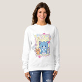 Sweatshirt Anime Tom et Jerry Strawberry Fun (Devant entier)