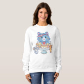 Sweatshirt Anime Tom, Jerry et Tuffy Dessert Parlor (Devant entier)