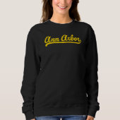 Sweatshirt Ann Arbor Michigan Home State (Devant)
