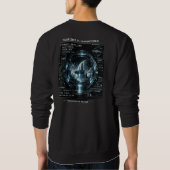 Sweatshirt ANNÉE 2147 Cyberpunk Sci-Fi Rétro Espace (Dos)