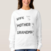 Sweatshirt "Année de personnaliser de la mère mère de la femm (Devant)