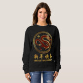 Sweatshirt Année du Dragon 2024 Nouvel An chinois 2024 (Devant entier)