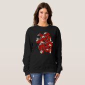 Sweatshirt Année du lapin Zodiac Horoscope chinois New Y (Devant entier)