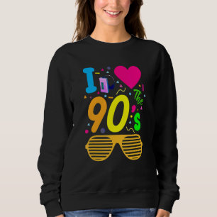 Sweatshirt Années 90 J'ai le coeur des années 90