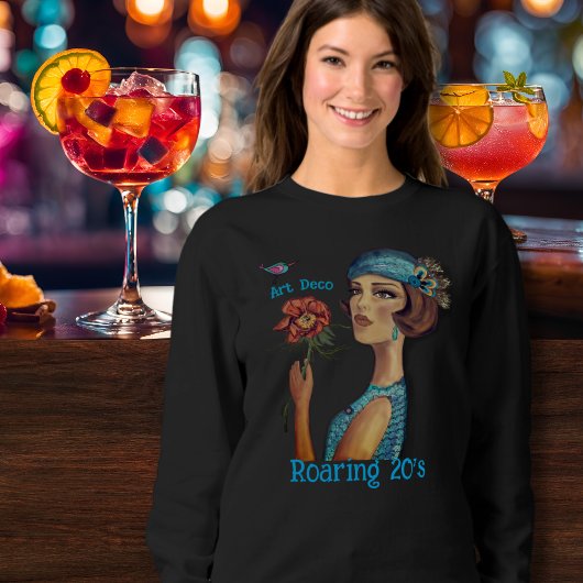 Sweatshirt Années folles renouveau Art déco