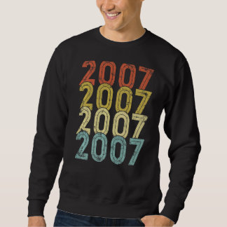 Sweatshirt Anniversaire 15 ans Vintage 2007 15e anniversaire