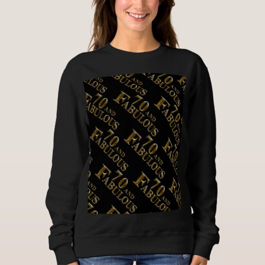 Sweatshirt Anniversaire 70 ans (Devant)