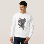 Sweatshirt Anniversaire Axolotl Garland (Devant entier)