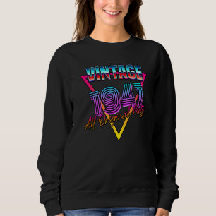 Sweatshirt Anniversaire Classique Vintage Né En 1941 Pa Origi