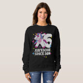 Sweatshirt Anniversaire de la licorne 1 (Devant entier)