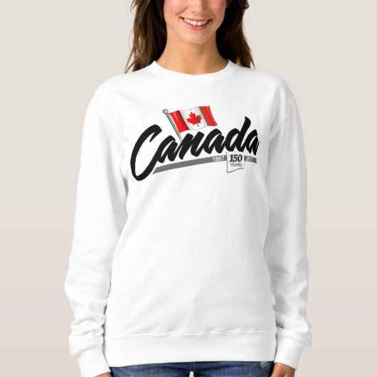 Sweatshirt Anniversaire du Canada 150th (Devant)
