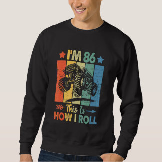 Sweatshirt Anniversaire du Trucker Retro C'est comme ça que j