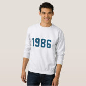 Sweatshirt Anniversaire | Moderne Personnalisé Design élégant (Devant entier)