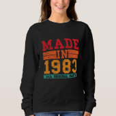 Sweatshirt Anniversaire Vintage de 1983 (Devant)