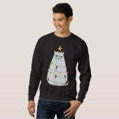 Sweatshirt Annoyed Funny Noël Chat Jour de Noël (Devant entier)