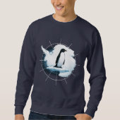 Sweatshirt Antarctica Penguin Emblem – Polar Explorer Design (Devant)