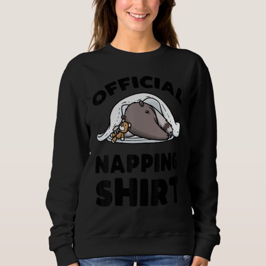 Sweatshirt Anteater Dormir Napper Pyjama Anteater (Devant)