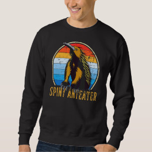 Sweatshirt Anteater Spiny Echidna Retro Vintage Distressé Un