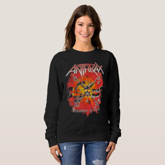 Sweatshirt Anthrax u2013 Persistence Crossbones (Devant entier)