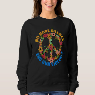 Sweatshirt Anti-Arme Plus de Silence Fin de la Violence par A