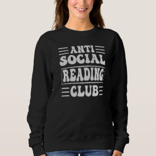 Sweatshirt Anti Social Reading Club Introvertie