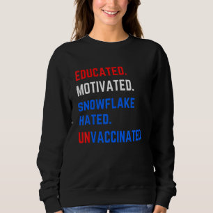 Sweatshirt Anti-Vax Vaccin Anti-Socialisme Liberté Socialiste