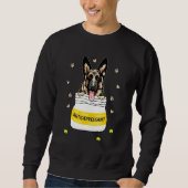 Sweatshirt Antidepressant German Shepherd Dog Puppy Owner (Devant)