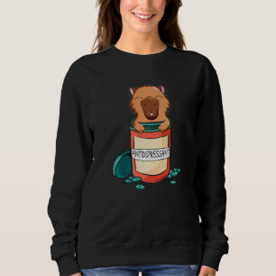 Sweatshirt Antidépresseur Capybara Capibara Premium