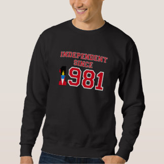 Sweatshirt Antigua And Barbuda  Independent Since 1981
