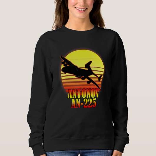 Sweatshirt Antonov An 225 Cargo Jet Plane (Devant)