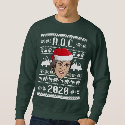 Sweatshirt AOC 2020 Noël Laid (Devant)